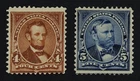 CKStamps: US Stamps Collection Scott#280 281 4c 5c Mint H OG