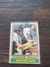 Pat Fischer, 1974 Topps, #445, Washington Redskins,