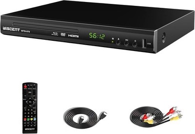 Blu Ray DVD Player, Full HD 1080p Home Theater Disc System, Region A/1 B