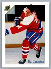 #54 The Underdog (Yanic Perreault) 1991 Ultimate Draft Toronto Maple Leafs