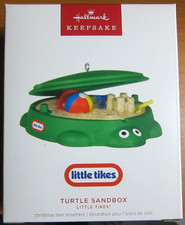 Hallmark 2024 Little Tikes Turtle Sandbox Christmas ornament- NIB