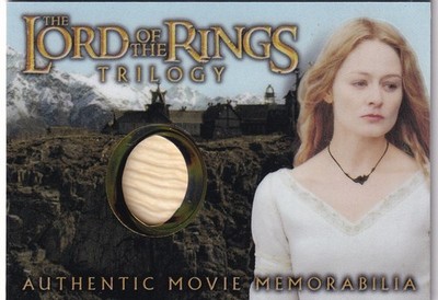 Lord Of The Rings Chrome Trilogy Costume Wardrobe Card Eowyn's Golder Hall Dress