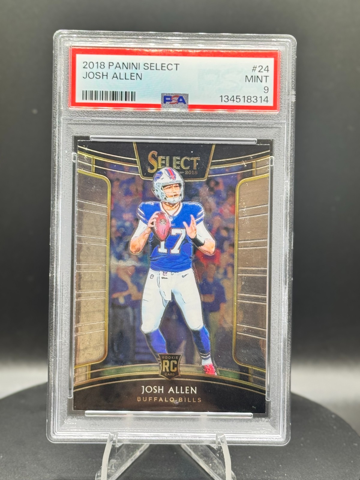 2018 Panini Select Josh Allen RC #24 PSA MINT 9
