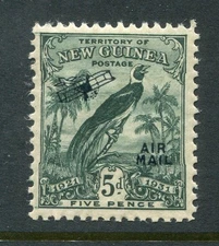 New Guinea #C20 Bird Of Paradise 5 P. [Mint Hinged]