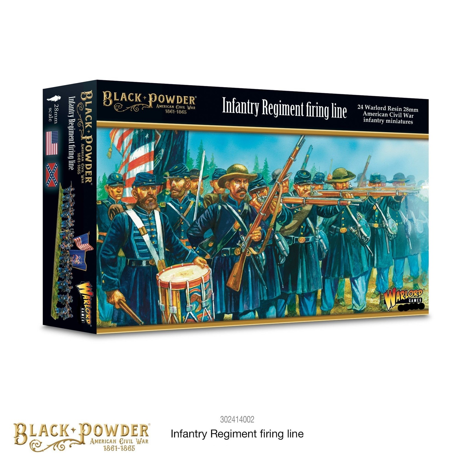 Black Powder American Civi War - Infantry Regiment Firing Line 9090₽
