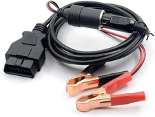 OBD II Vehicle ECU Emergency Power Supply Cable Memory Saver (3Meter) with