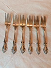 TOWLE STERLING SILVER SPANISH PROVINCIAL SET 6 SALAD FORKS 245 GRAMS