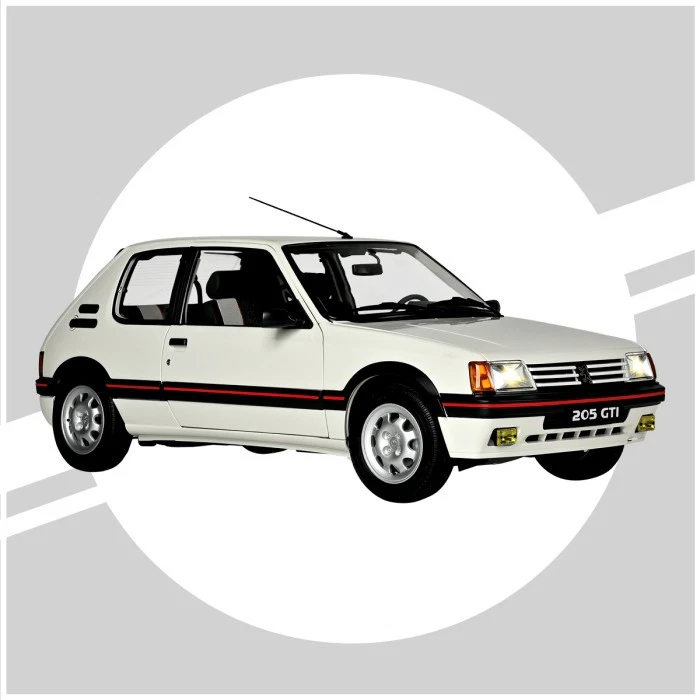 IXOMODELS - PEUGEOT 205 1.9 GTI Bianco - KIT COMPLETO 720 pezzi - 1/8 - IXC.P... - Immagine 3 di 4