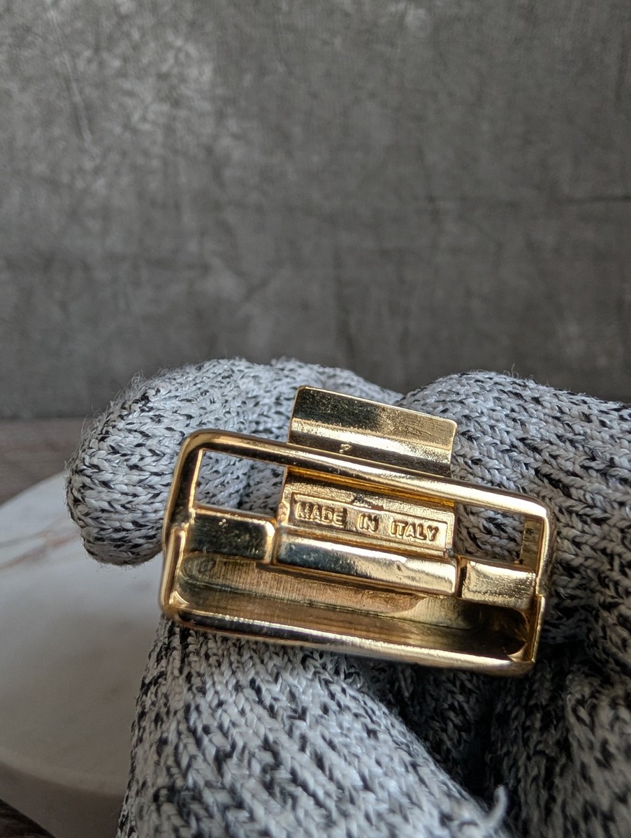 Rare Vintage Christian Dior Gold-Plated 