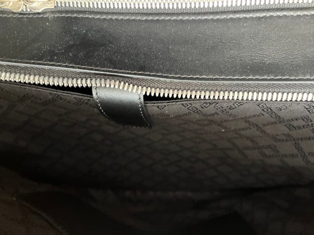 Versace Black Leather Business Bag Used Excellent Condition thumbnail 8