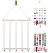 Hair Bow Holder Organizer for Girls - White 1 Count Pack of 1 , Default