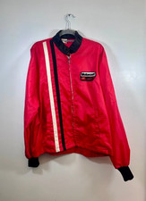Vintage Motorcraft Racing Jacket XL Red 80s 90s Ford Motorsport Nylon Retro