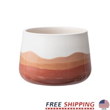 Red Ombre Ceramic Planter