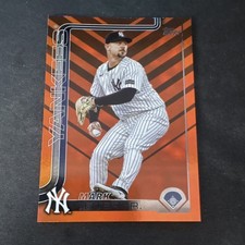 Topps 2025 Update Mark Leiter Jr. New York Yankees Orange #US173 Baseball Card
