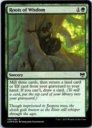 Roots of Wisdom Foil Kaldheim KHM #190