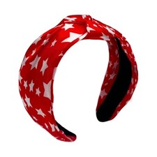 4th of July Headbands for Women American Flag 1 Count Pack of 1 Red Star