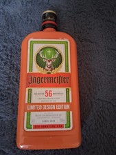 Rare Collectors Edition Jagermeister Bottle, With JAGERMEISTER CANISTER