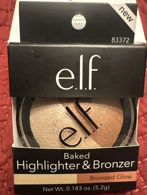 ELF Baked Highlighter Bronzer Duo Bronzed Glow 83372 DISCONTINUED