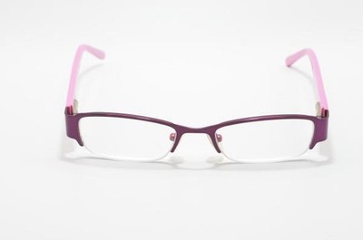 SUNOPTIK K98B871 purple Kinder Brille Metall Oval Burgund