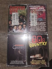 lot of 4 country cassettes sealed new