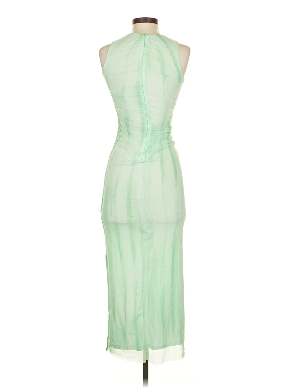 Zara Women Green Cocktail Dress XS thumbnail 2