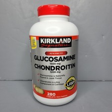 Kirkland Signature Glucosamine  Chondroitin, 280 Tablets - Exp 07/2027