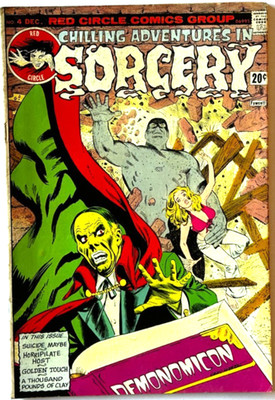 SORCERY - Comic Book #4. Red Circle Comics December 1973 No.4. FN/VF 7.0