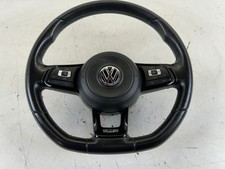 VW Golf R Flat Bottom DSG Steering Wheel MK7 15-19 OEM