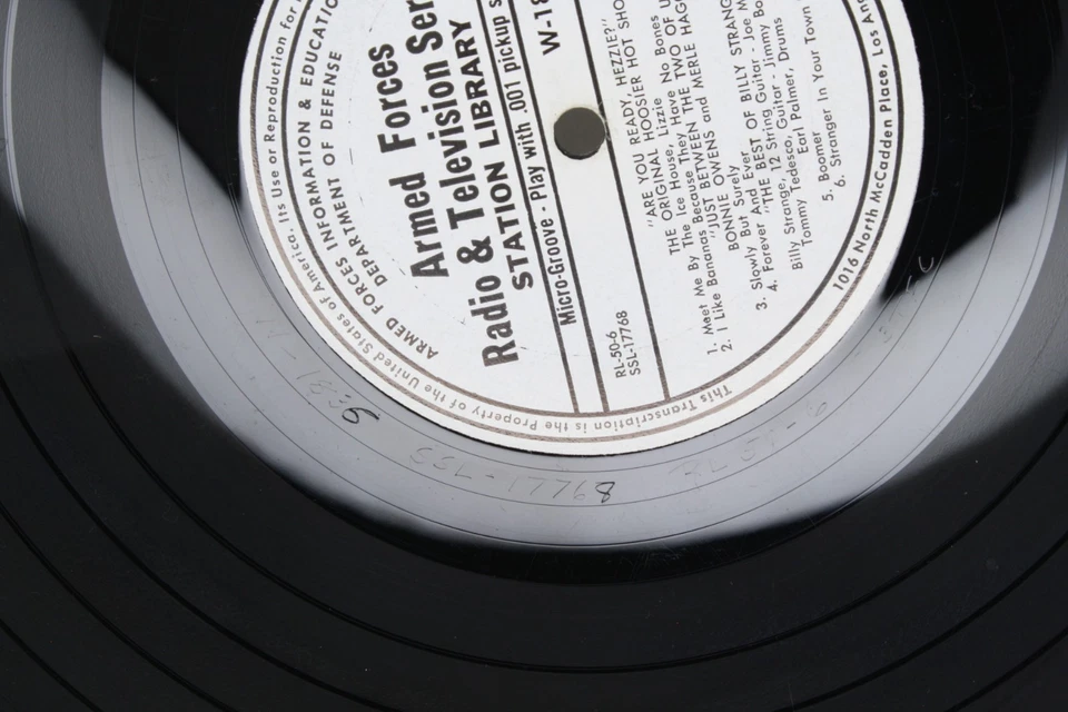 AFRTS Bonnie Owens Merle Haggard Jimmie Rodgers Hoosier Hot Shots Armed Forces - Image 4 of 4