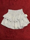 NWT Altar’d State Tiered Mini Skirt Size S, Blue And White Floral