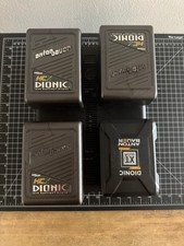 Anton Bauer 3x HCX Dionic 148Wh, 1x XT90, TM4 Quad Charger Gold Mount Batteries