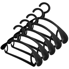 DEDU Plastic Clothes Hangers 20 Pack, Extra Thick Wide Shoulder Coat Hangers ...