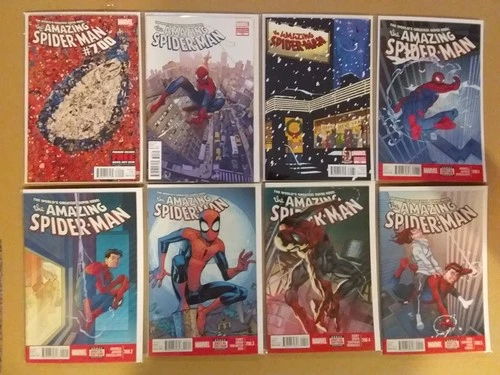 M-NM Amazing Spider-Man 700 + VARIANTS LOT  700.1  700.2  700.3  700.4  700.5
