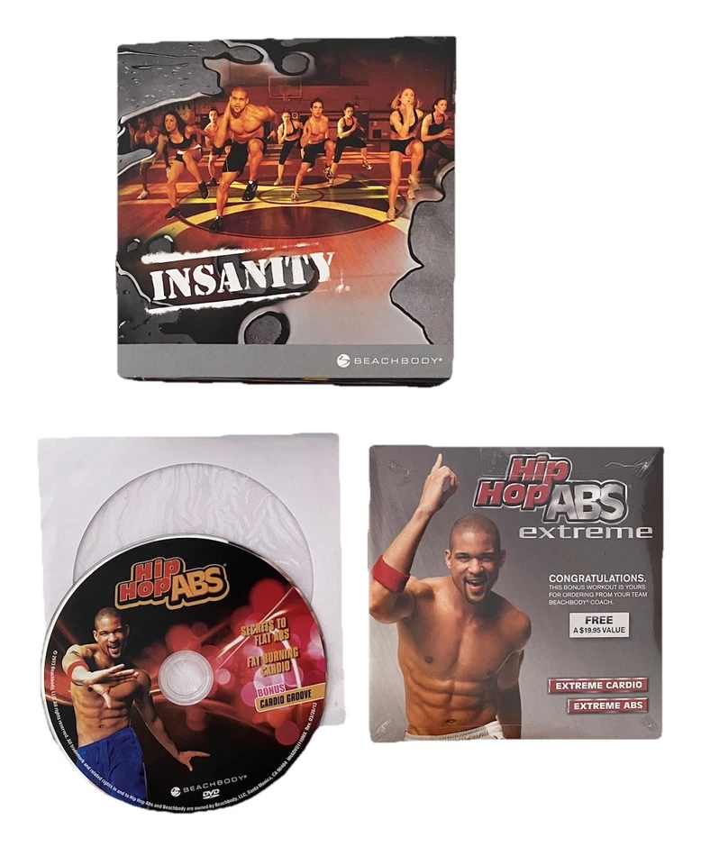 Beachbody 12 LOT DVD Insanity Hip Hop Extreme Flat Abs Fat Burning Shaun T Fit - Image 2 of 3