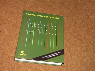 Mathematical Statistics with Applications