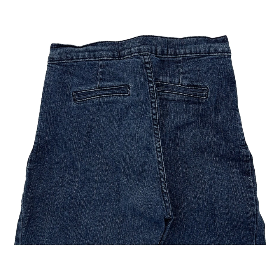 NYDJ Women’s Bootcut Jeans 6 Dark Blue Tummy Tuck Stretch Denim Made in USA - Image 2 of 4