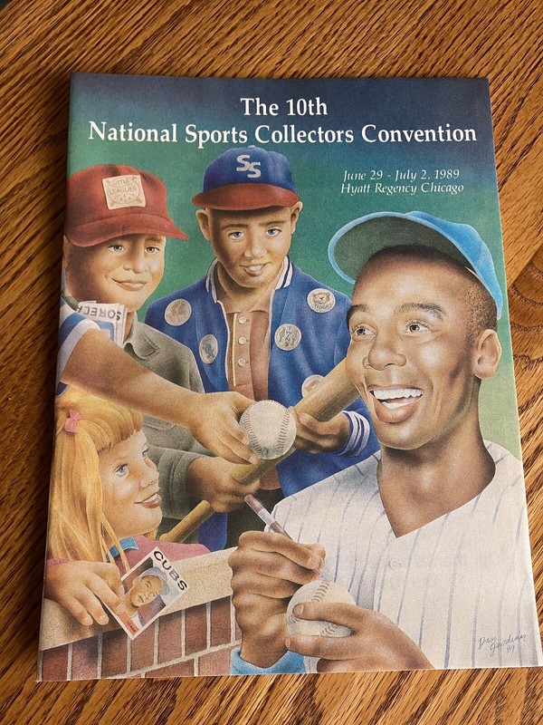 1989-10th National Sports Collectors Convention Program-Chicago/Ernie Banks