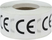 InStockLabels European Conformity CE Labels | 1" Inch Square | 500 Pack