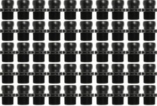 Loc-Line Black - 3/4" Npt Connector - Pack of 50