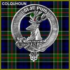 Colquhoun Scottish Clan Badge, Pewter