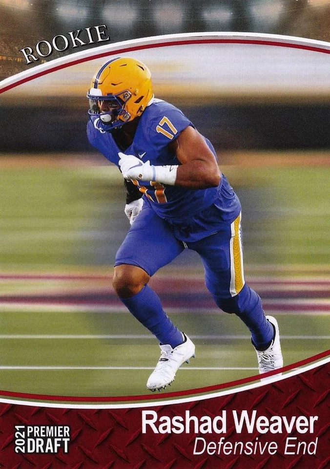 2021 SAGE Premier Draft Football Trading Cards(Red) - Image 4 of 4