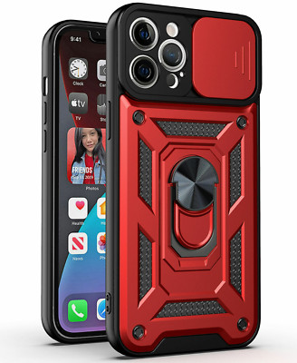 For iPhone 14 Pro Max 13 12 11 Camera Lens Slide Case Cover Protector shockproof