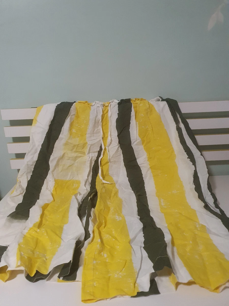 BUYKUD PANTS BALLOON CROP HAREM PANTS YELLOW BLACK AND WHITE XL eBay