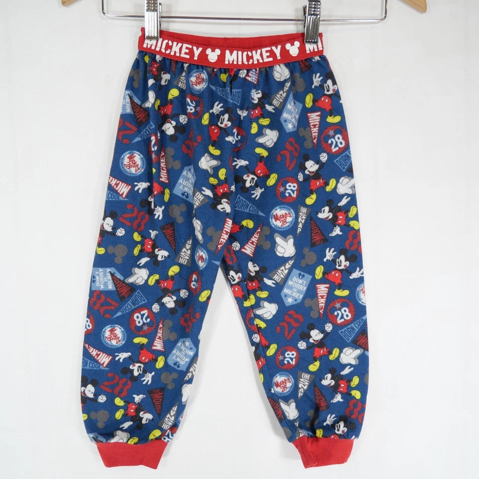Disney Kids Mickey Mouse Pajamas Sleep Set Boys Blue Mickey University Size 4 - Изображение 2 из 4