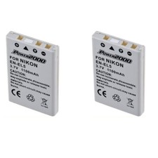 2 x Power2000 EN-EL5 Battery for Nikon Coolpix for P6000, P500, P90, P530, S10