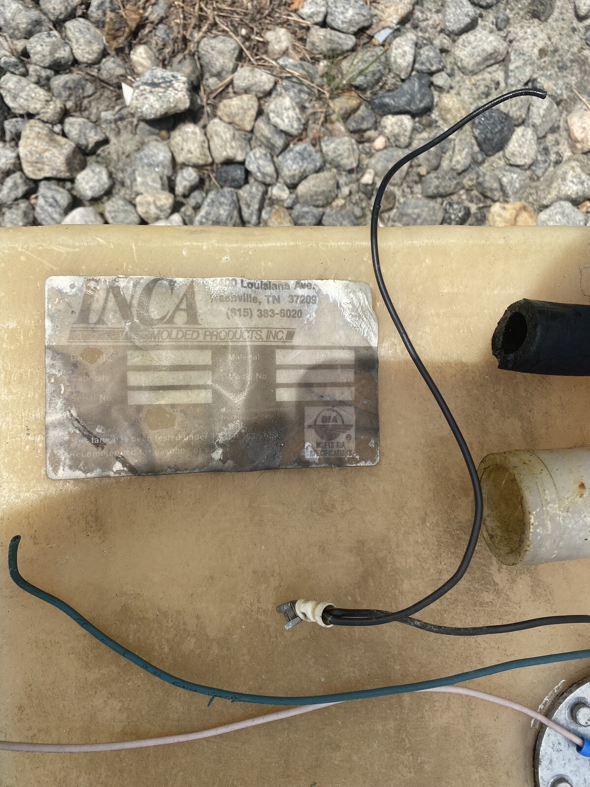 Inca Plastic Gas Tank eBay