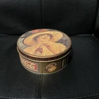 Coca-Cola Round Tin Can Gibson Girl Retro Container Keepsake VTG Collectible