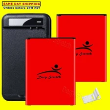 High-Performance 2x 5520mAh Battery Desktop  Charger Bracket for LG V20 H910 USA