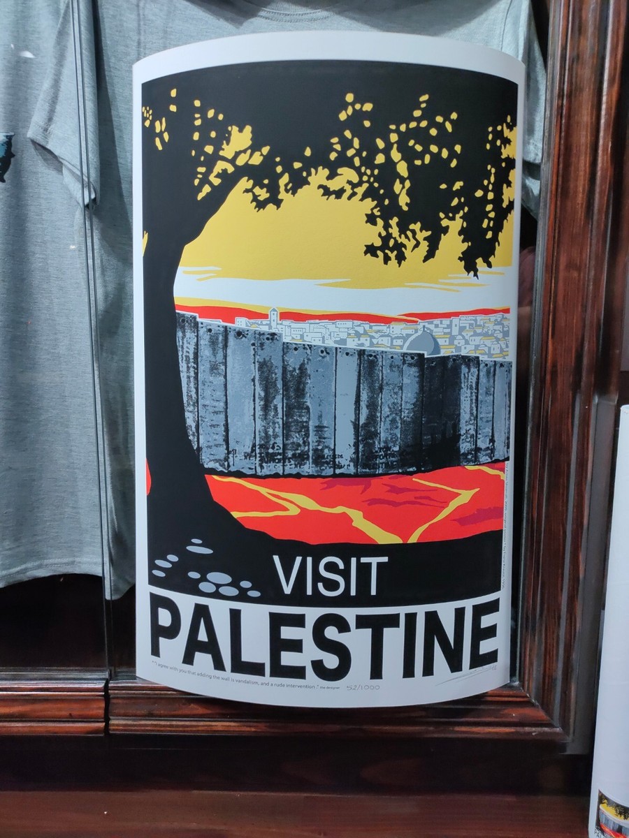 Limited Edition Visit Palestine Poster Original From THE