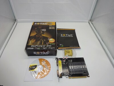 ZOTAC 210 SYNERGY EDITION 1GB 64BIT DDR3 PCI-e GRAFIKKARTE 2xDVI OVP  #GK2437